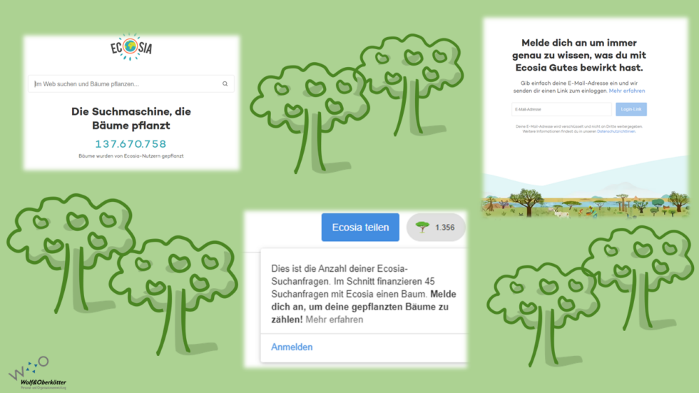 ecosia stellen